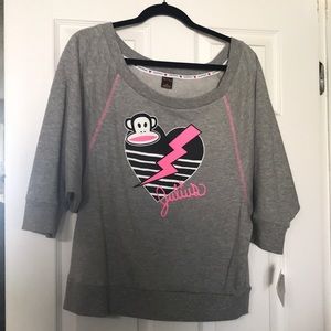 Paul Frank 3/4 sleeve sweatshirt